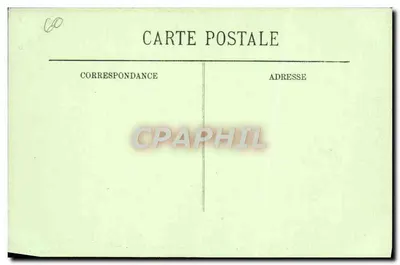 PierreFonds — Le Château — La Cour intérieure et l'Escalier — Édition Varin, n°52 — Verso