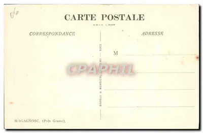 La Turbie (A.-M.) — Vista geral e a Principalidade de Mônaco — Rostan & Beneaud, Nice — Verso
