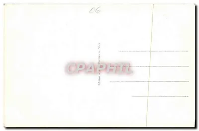 NICE — Zatoka Aniołów — widok z drzew — Wydawnictwo Rivière, Nice, nr 6 — Rewers