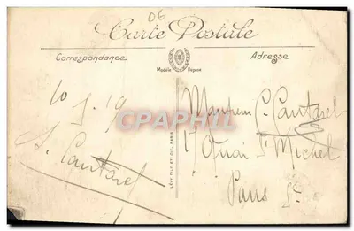 CANNES — Widok na port i Góry Estérel — LL. — Rewers