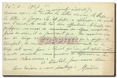 NICE - Ogólny widok z Mont Boron — C. C. Alacienne des Arts Composites, n°1 — Rewers
