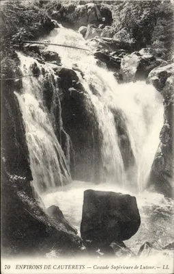 Environs de Cauterets — Cascade Supérieure de Lutour — LL