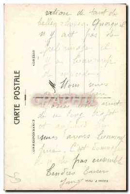 Lourdes — Interior de la Cripta — Edición P. Viron, n°17 — Reverso