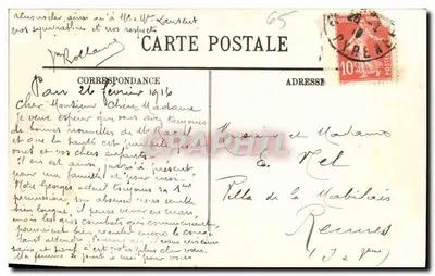 Lourdes — A Basílica e o Gave — LL. — n° 317 — Verso