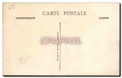Lourdes - San Michele e il Calvario Bretone — P.D. — Edizione P. Doucet Lourdes — Verso