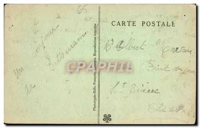 Jaskinie BETHARRAM — Przystań na jeziorze — Phototypie-Hélios, Limoges — Rewers