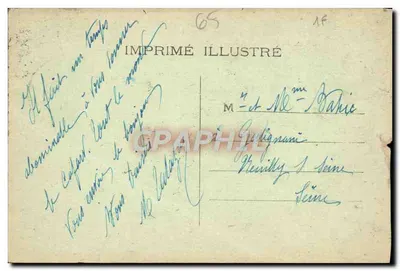 I Pirenei — 196. LUZ-ST-SAUEUR — La Vallée vista dalla Strada di Pierrefitte — Imprimé Illustré — Verso