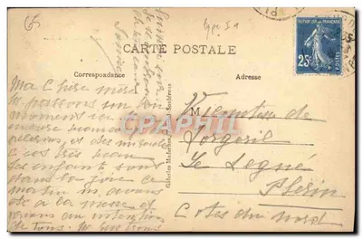 Lourdes — Bazylika, widok z przodu — Galeries Modernes, n°13 — Rewers