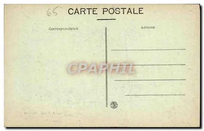 Cauterets — Jezioro Gaube (wys. 1789 m) — Wyd. A. Dugasse, Châtelar — Rewers