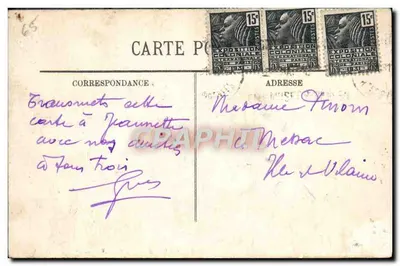 Lourdes — Le Saint-Sacrement aux Malades — LL — Verso