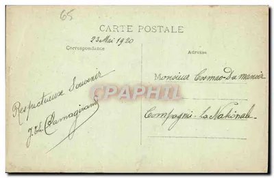 Lourdes — Het Sterkste Kasteel — De Pyreneeën, n°53 — Achterkant