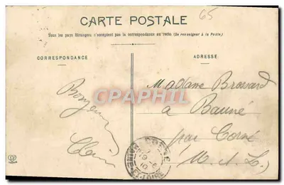 Tarbes — Vista Geral — Histoire Labouche Frères, Toulouse — Verso