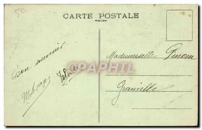 Cherbourg — A Estação Marítima e os Transbordeiros das Companhias Transatlânticas — A. Hérouenlin Roupssard, editor em Cherbourg, n°42 — Verso
