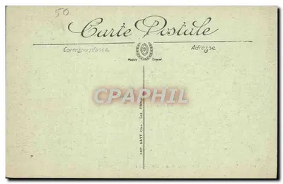 Cherbourg — El Casino y la Playa — LL. — N°66 — Reverso