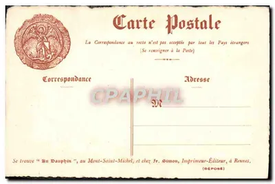Martin, carcereiro da Prisão do Mont-Saint-Michel — D'après um desenho do Charivari — série 16 — Verso