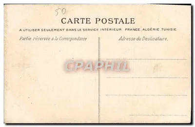 La Granvillaise — La Normandía — Tarjeta postal antigua — n°19 — Reverso