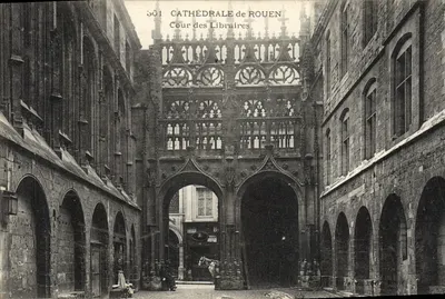 Cathédrale de Rouen — Cour des Libraires — éditeur anonyme, n° 301