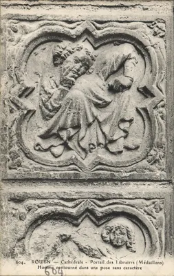 Rouen — Cathédrale — Portrait des Libraires (Médaillons)