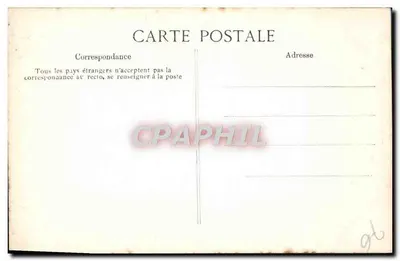 Rouen — Katedra — Portal Księżycowy — Medaliony Mężczyzna z ogonem byka i dziobem ptaka — Wydawca EID n°589 — Rewers