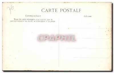 Portail de Sainte-Croix — Sculpture de la Vierge avec l'Enfant — Signification, le jour et la nuit — Éditeur S. C. V. 578 — Verso