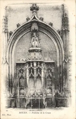 Rouen — Fontaine de la Crosse — ND. Phot. n°83