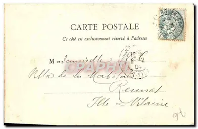 Reims — Katedra Najświętszej Panny Maryi — Dossin à la Plume, nr 468 — Rewers