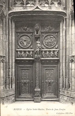 Rouen — Église Saint-Maclou, Porte de Jean Goujon — Collections ND Phot