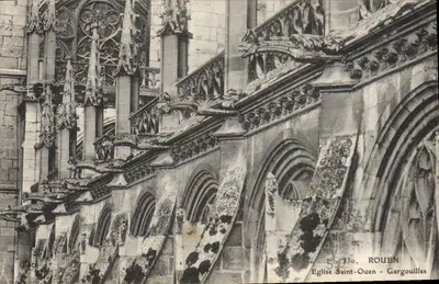 Église Saint-Ouen - Gargouilles — Rouen