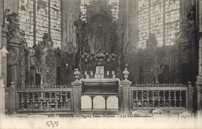 Rouen — Église Saint-Maclou — Les Confessionnaux