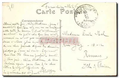 Rouen — Le Palais de Justice — ND. Phot. n°13 — Verso
