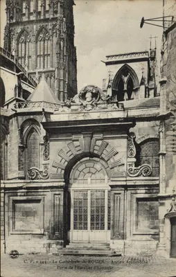 La Cathédrale de ROUEN — Ancien Archevêché — Porte de l'Escalier d'honneur