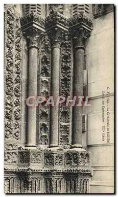 Détail des Colonnettes - La Cathédrale de ROUEN — C. 74 - 1899
