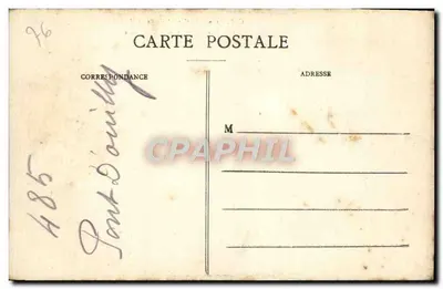 Détail des Colonnettes - La Cathédrale de ROUEN — C. 74 - 1899 — Verso