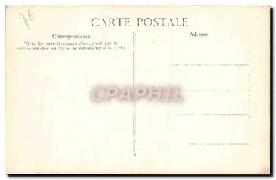 Rouen — Detal widoku dzwonek z fasady katedry — n° 419 — Rewers
