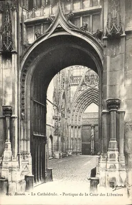 Rouen - La Cathédrale - Portique de la Cour des Libraires — G. Faschoua, n° 602