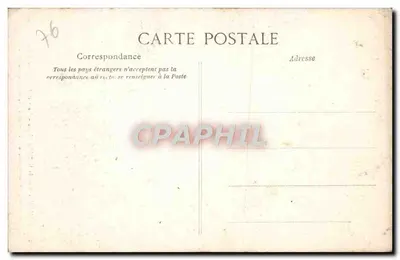 Rouen - Rue de la Bibliothèque - Portail de l'Église Saint-Godard — éditeur BPD, n° 35 — Verso