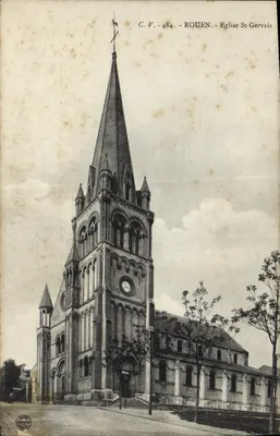 Rouen - Église Saint-Gervais — C.V. 464 — Éditeur C.V. (C. V. 464)