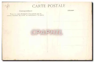 Rouen — Katedra. Pinaki i wieże Portalu Książąt — wydawca E.P. nr 468 — Rewers