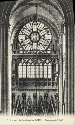 La Cathédrale de ROUEN - Transept (côté Sud) — C.V. - 41 — éditeur C.V.