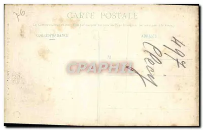 CPA La Cathedrale de Rouen Buffet d'orgue orgue — Verso