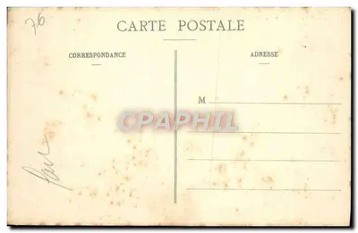 De Kathedraal van ROUEN — La Cour d'Albâne — C.V. - 17 — Uitgever Amable Dubocs — Achterkant