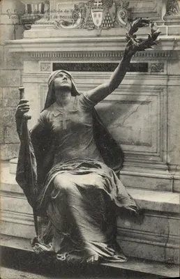 Tombeau du Cardinal de Bonnechose — La France chrétienne, par Chapu — Cathédrale de Rouen