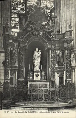 Cathédrale de Rouen — Chapelle du Grand Saint Romain — C.V. -54-