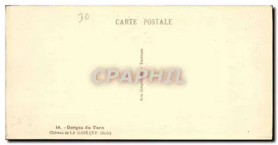 Château de La Gaze — Gorges du Tarn — éditeur ARGERA — Verso