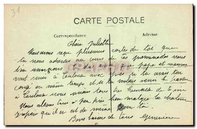 Toulouse — Pont dei Starchi — L. M. n°95 — Verso