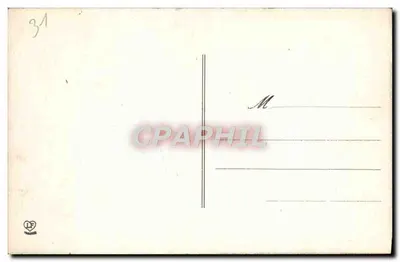 Toulouse - Dziewicza wieża Dalbade po jej zawaleniu (w nocy 11 kwietnia 1926 r.) — wydruk z płyty Opta-Lumière, n° 218 — Rewers
