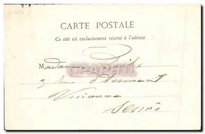 Palácio de Fontainebleau - Sala do Conselho — Thihaul, editores, Fontainebleau-Melun, n°75 — Verso