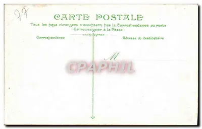 Fontainebleau. Pałac Henryka IV i Park — n° 16, wydawca L.V. — Rewers