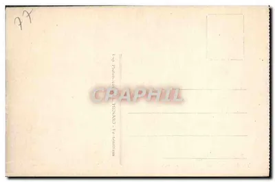Palacio de Fontainebleau — Salón de Recepción de las Reîtes-Mères — Colección Artica, n° 4 — Reverso