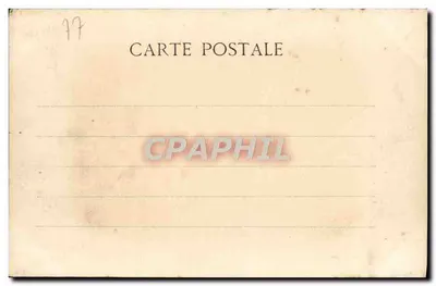 Fontainebleau — Lareira da Sala de Jantar de Napoléon III — sem editor ou número de série visível — Verso